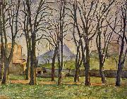 Paul Cezanne Jas de Bouffan painting